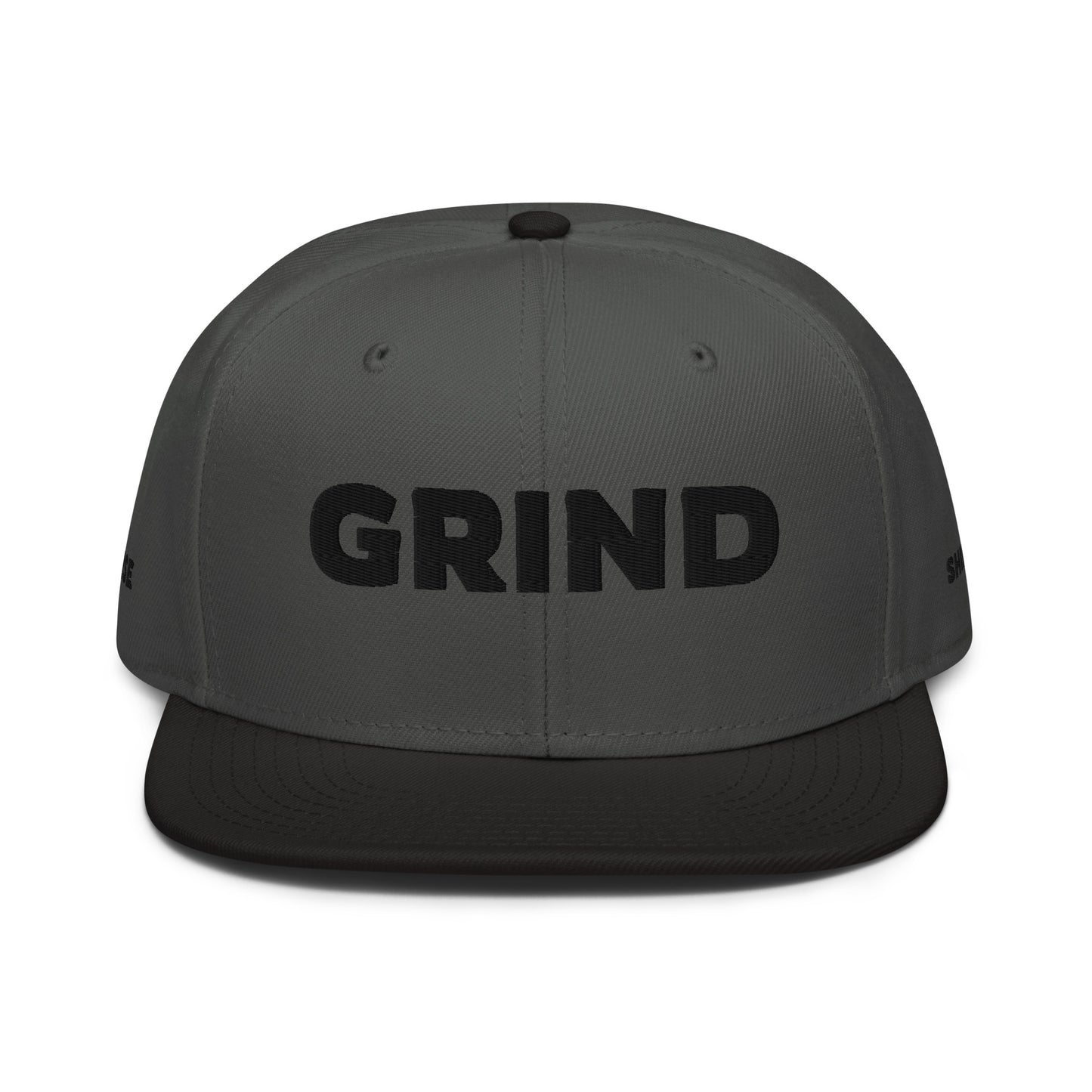 Rise. Grind. Shine. Embroidered Snapback Hat