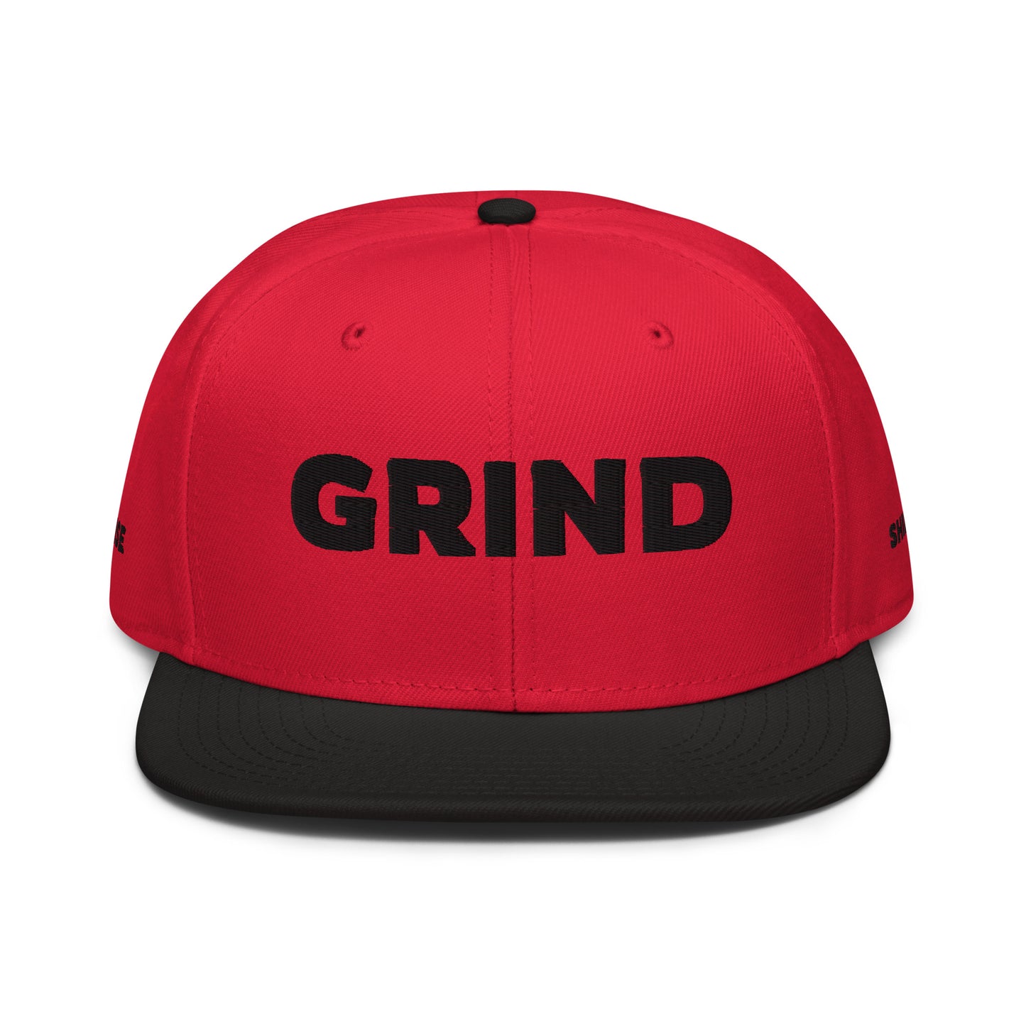 Rise. Grind. Shine. Embroidered Snapback Hat